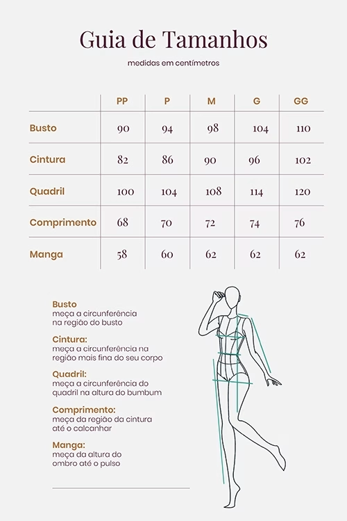 Guia de Tamanhos